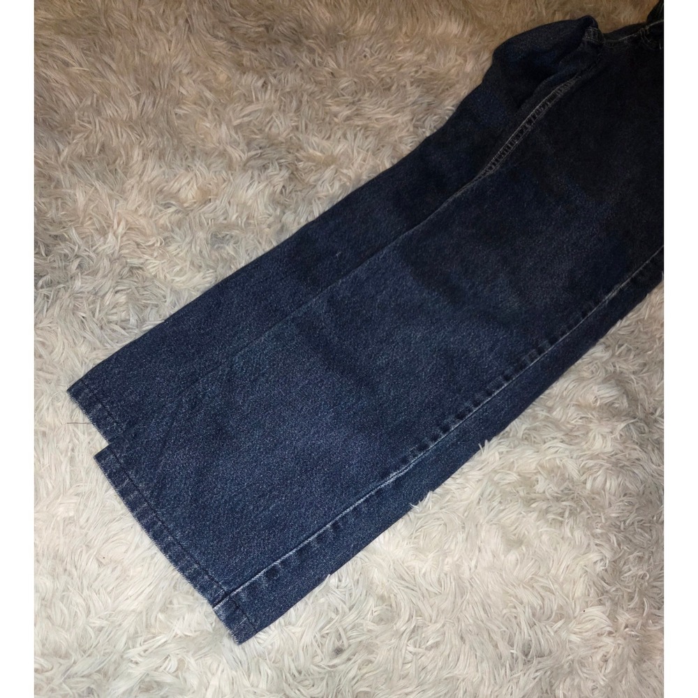 Tommy Hilfiger Vintage 90s High Rise Straight Leg Jeans Dark Wash Size 8 L/33 - Picture 9 of 9